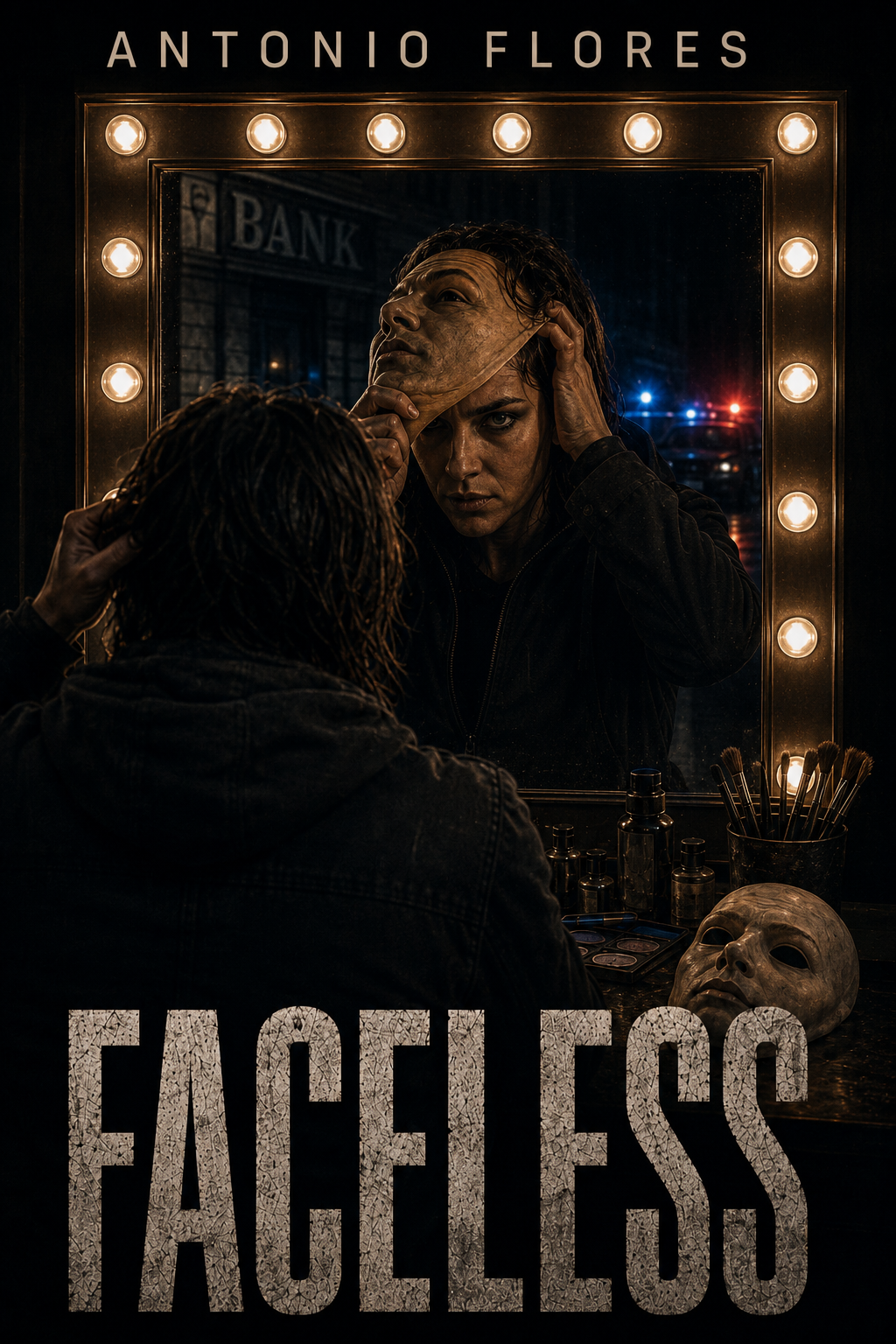 Faceless book cover